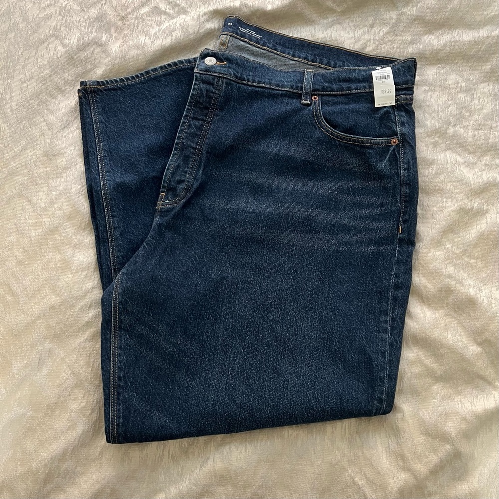 Plus Size Slouchy Straight Jean